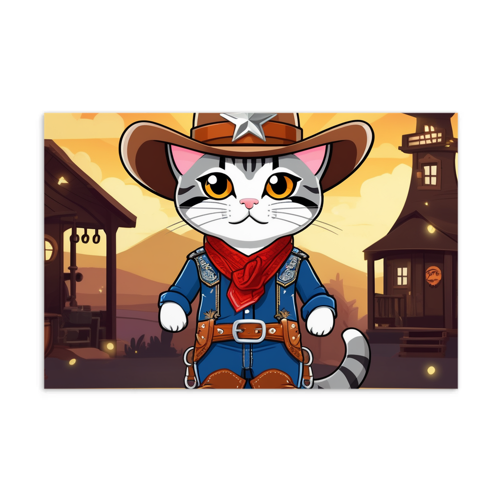 PugMug Custom Tabby American Shorthair Cat Postcard