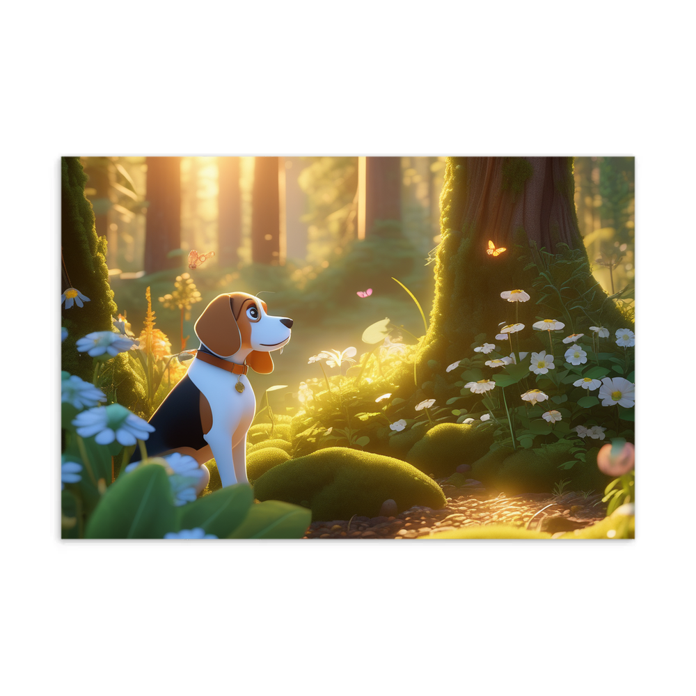 PugMug Custom Beagle Postcard