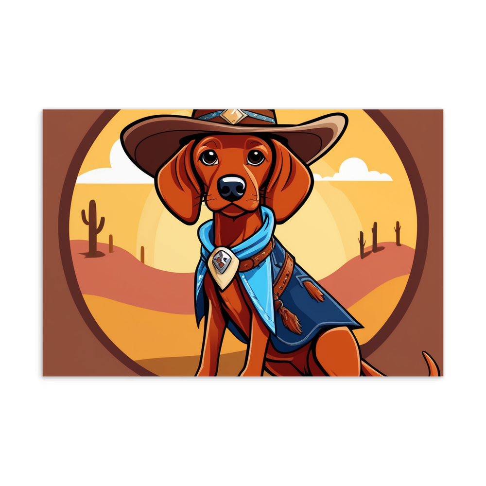 PugMug Custom Vizsla Postcard