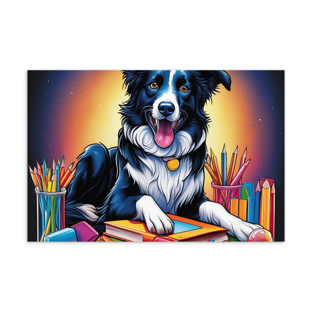 PugMug Custom Border Collie Postcard