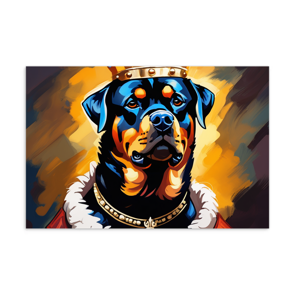 PugMug Custom Rottweiler Postcard
