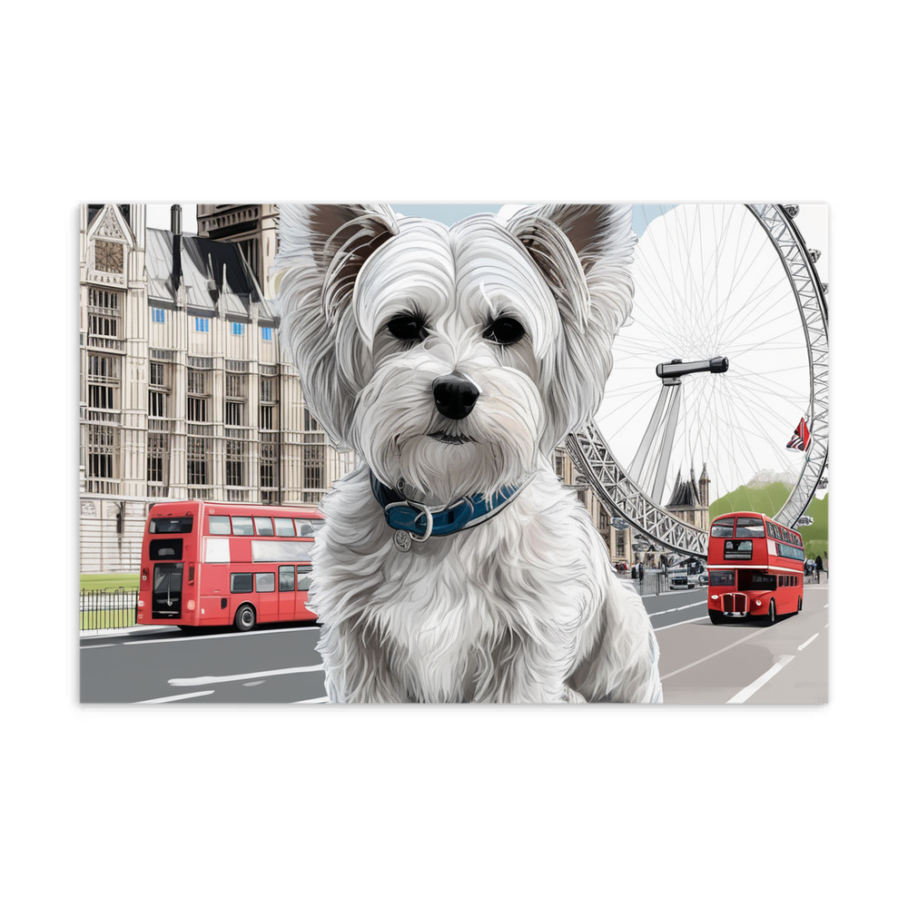 PugMug Custom Leo Postcard