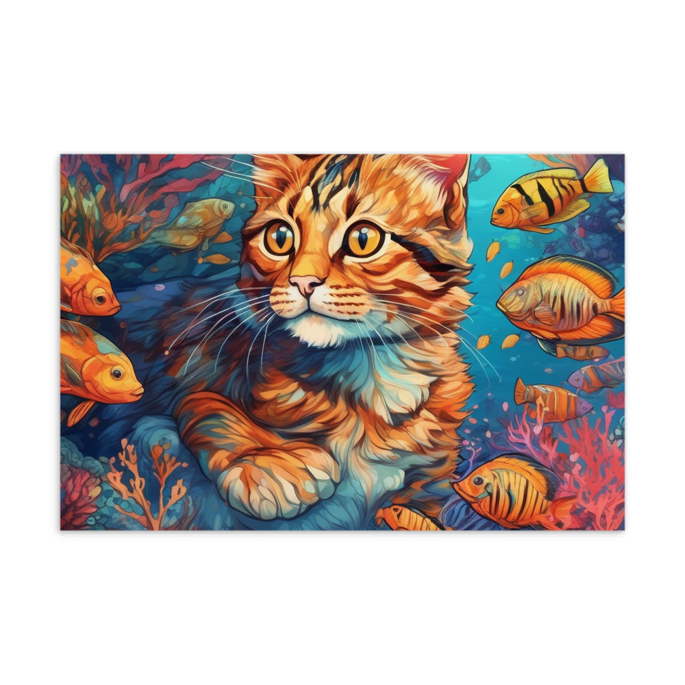 PugMug Custom Tabby Exotic Cat Postcard