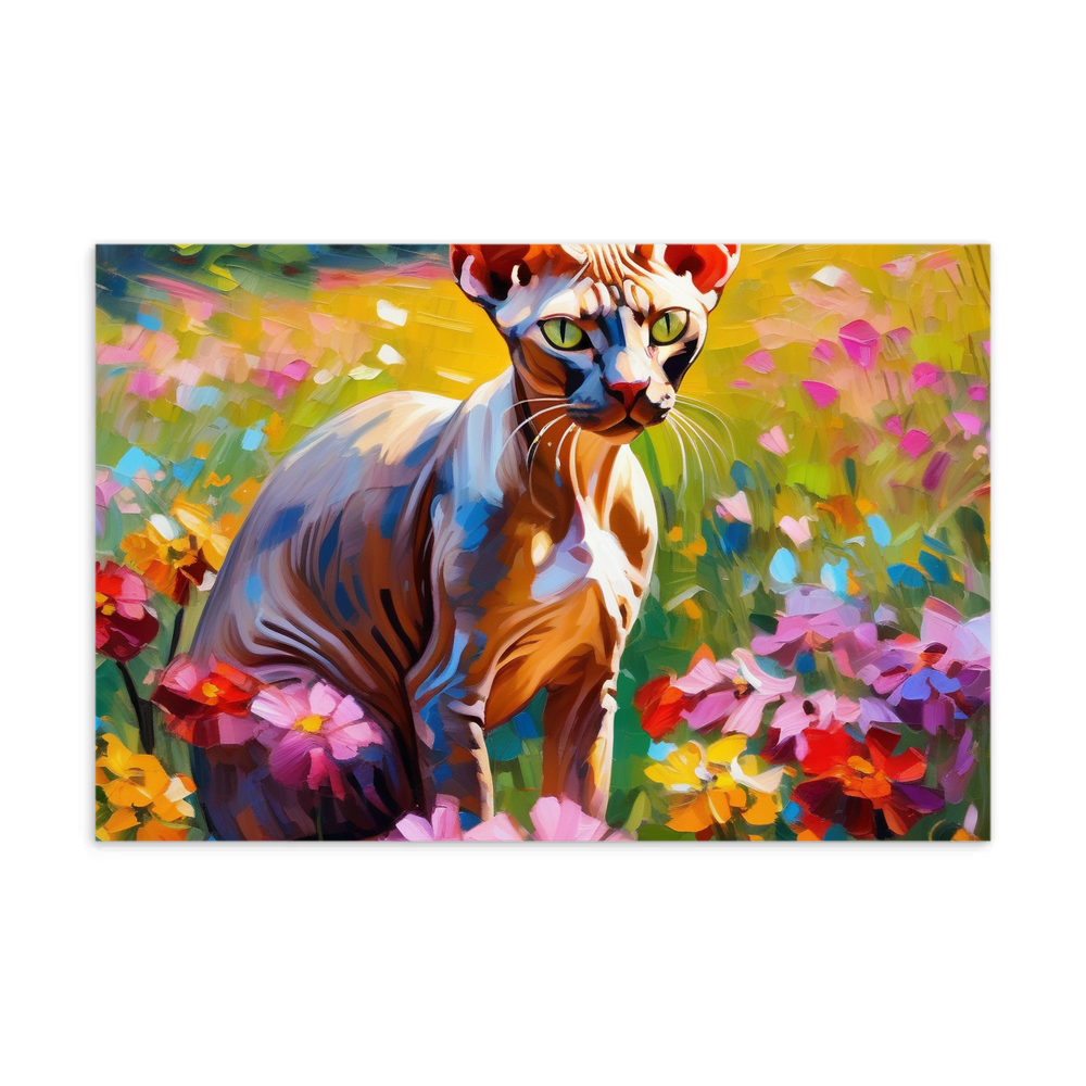 PugMug Custom Tabby Sphynx Cat Postcard