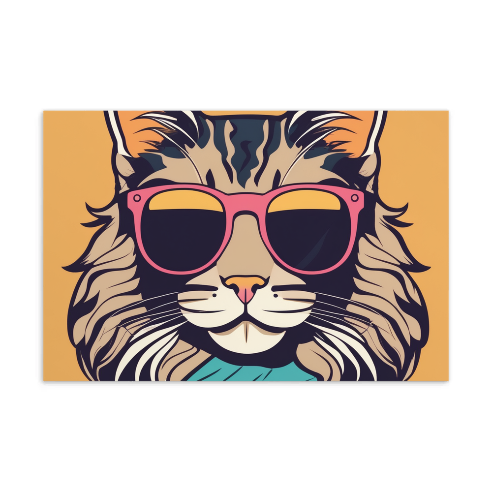 PugMug Custom Tabby Maine Coon Cat Postcard