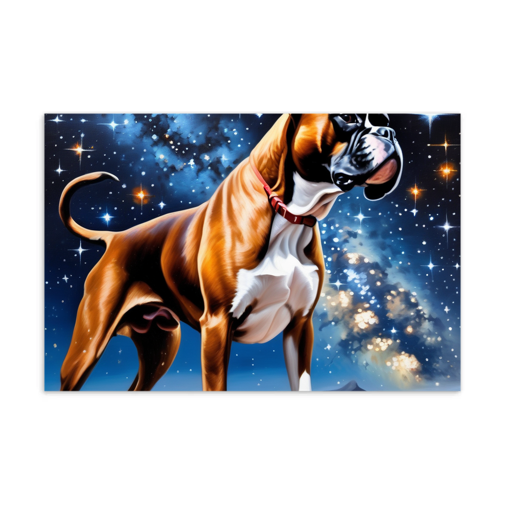 PugMug Custom Boxer Dog Postcard