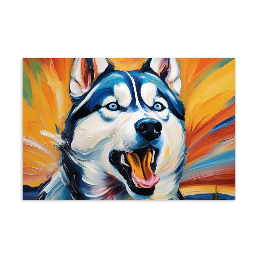 PugMug Custom Siberian Husky Postcard