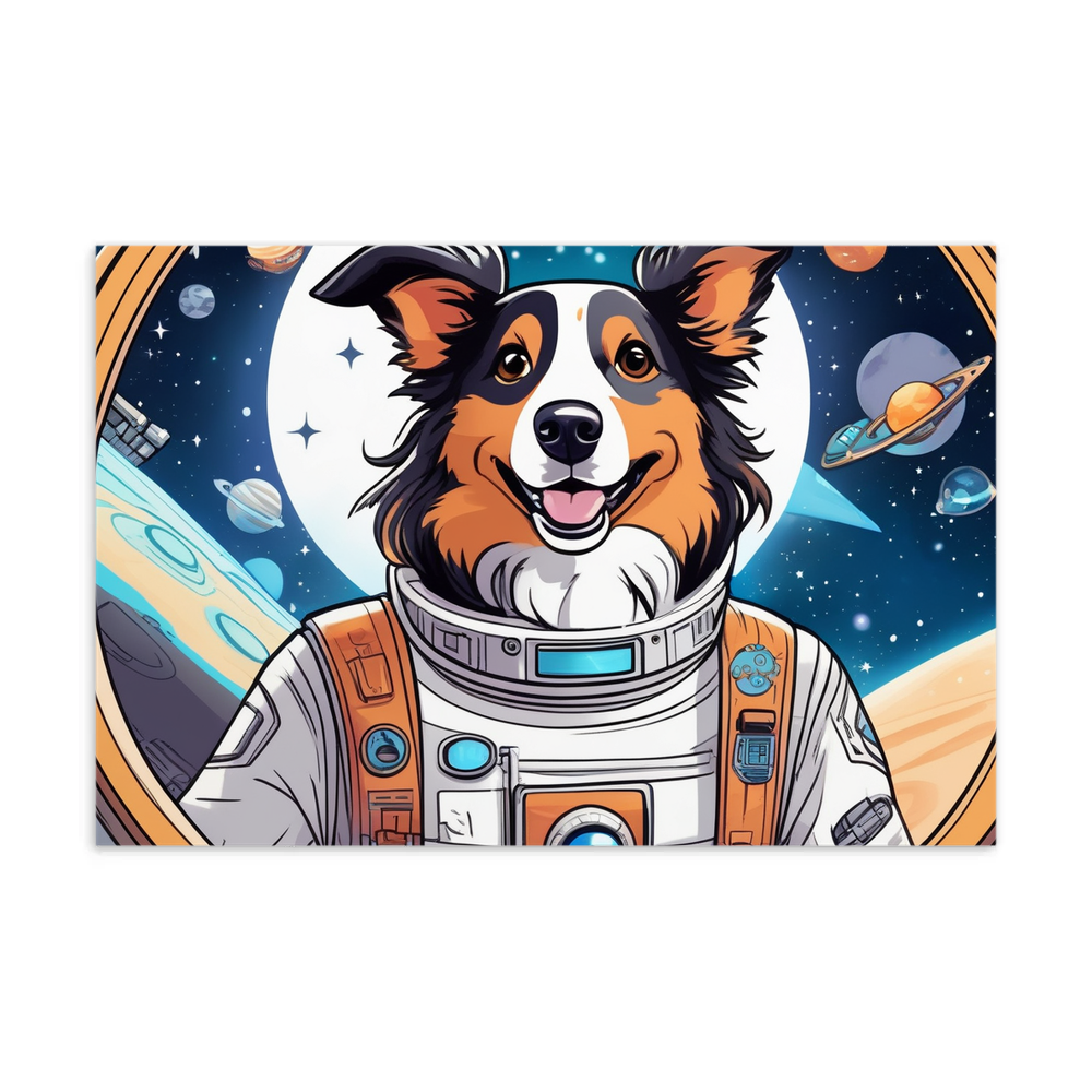 PugMug Custom Collie Postcard