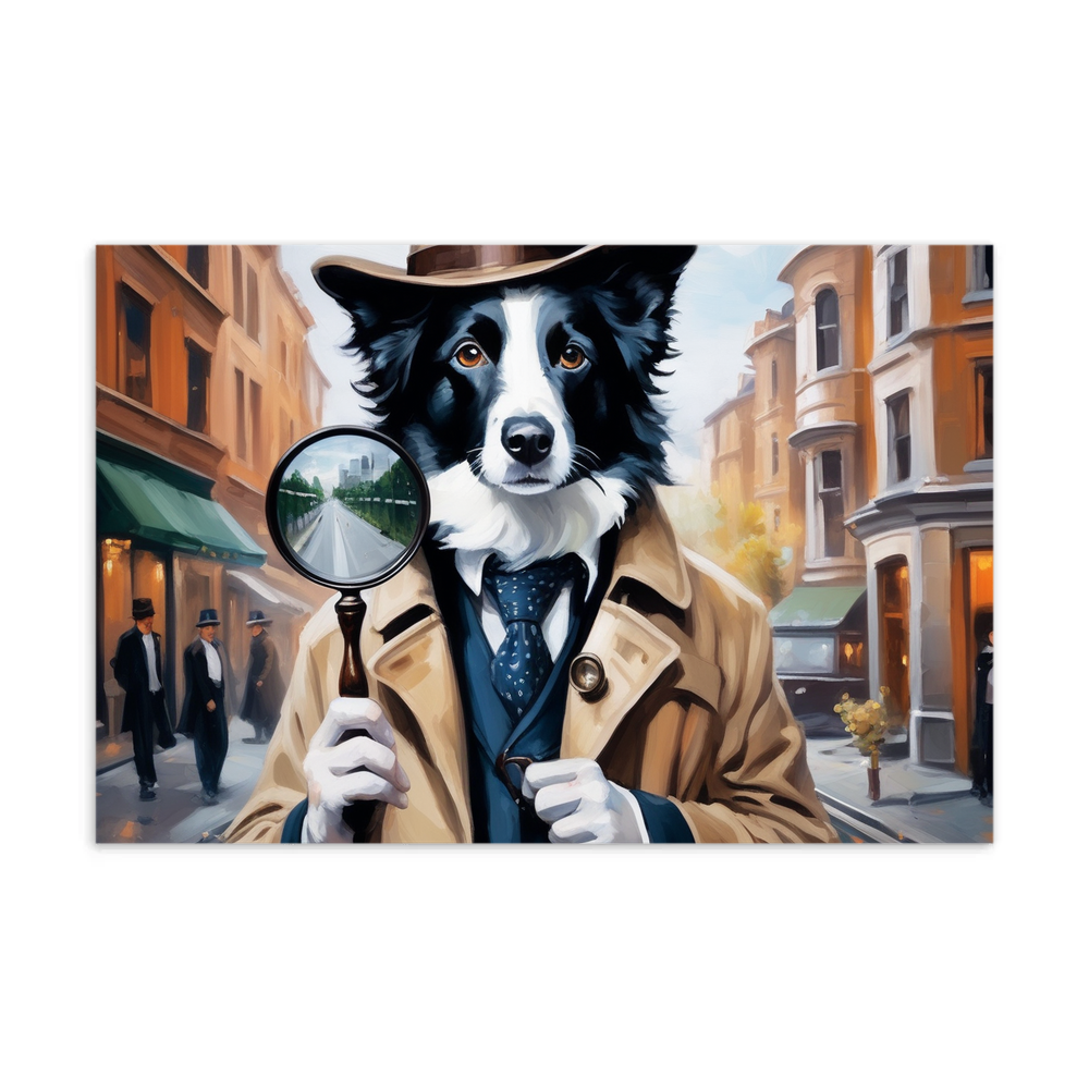 PugMug Custom Border Collie Postcard