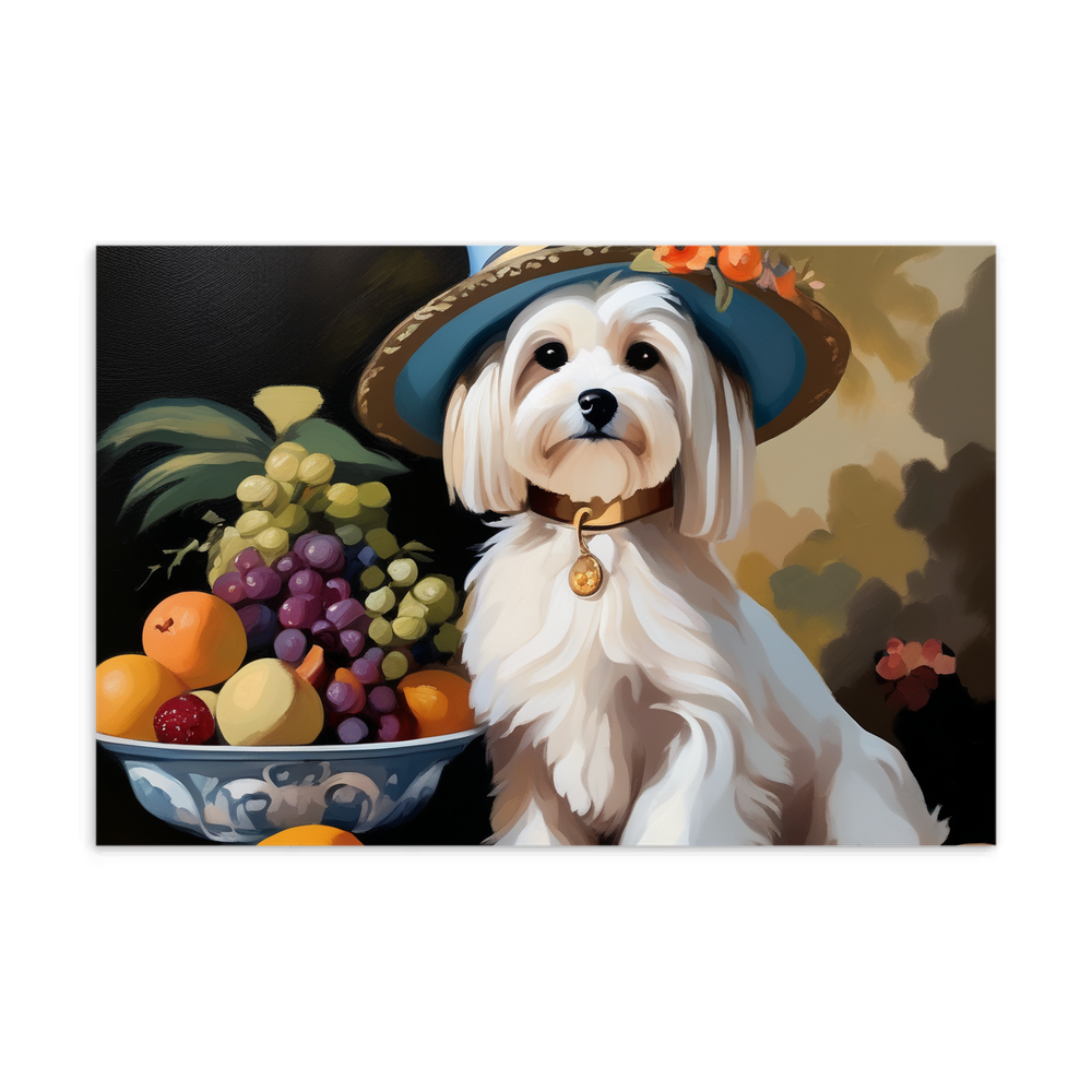 PugMug Custom White Havanese Dog Postcard