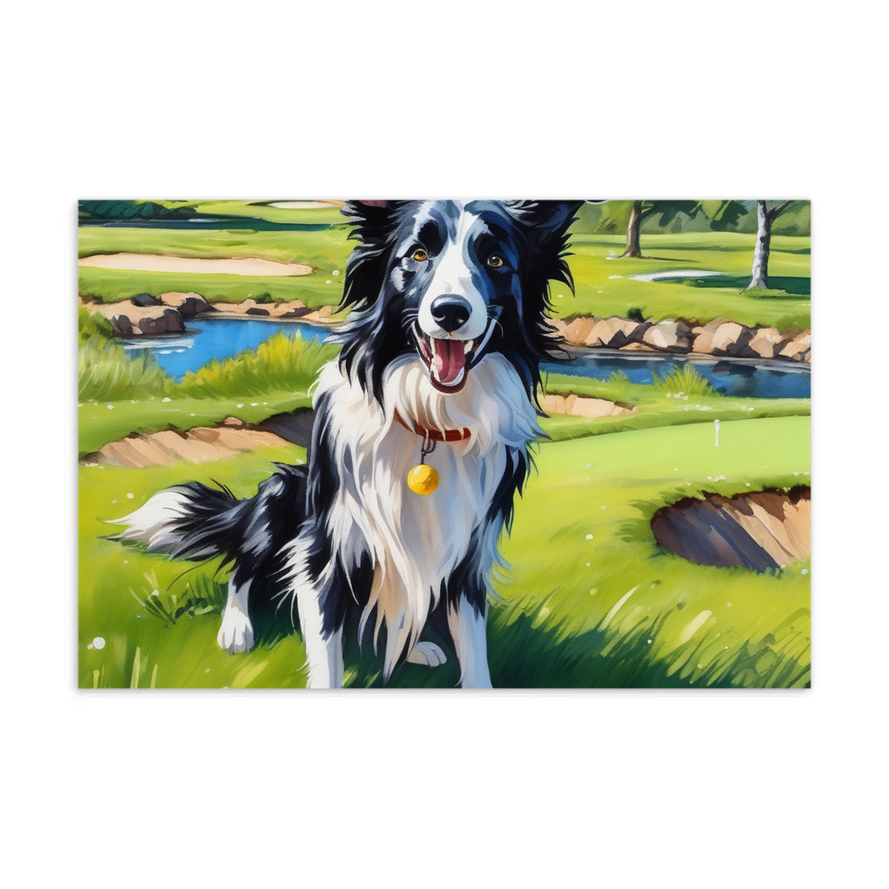 PugMug Custom Border Collie Postcard