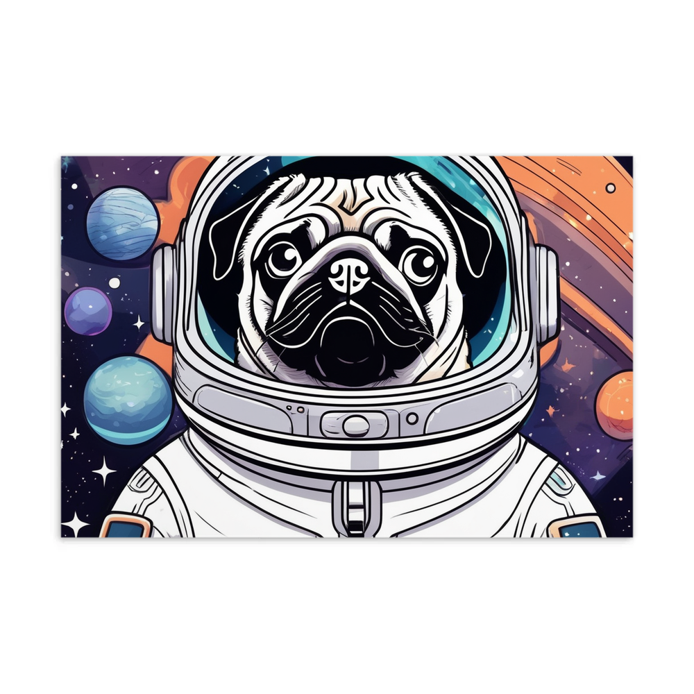 PugMug Custom Pug Postcard