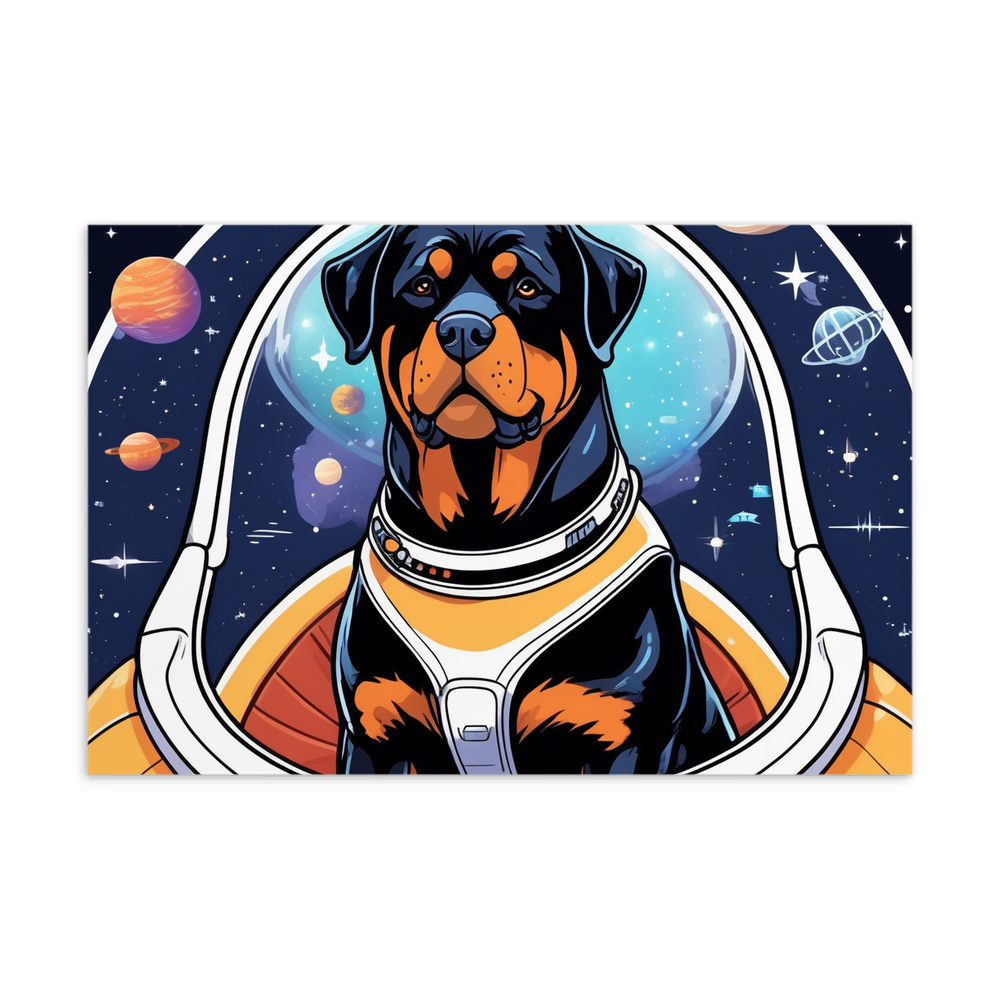 PugMug Custom Rottweiler Postcard