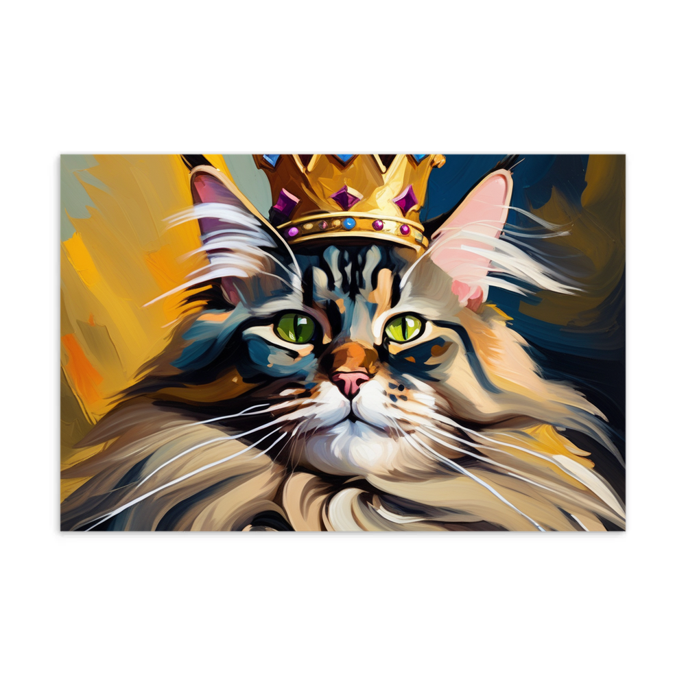 PugMug Custom Tabby Maine Coon Cat Postcard
