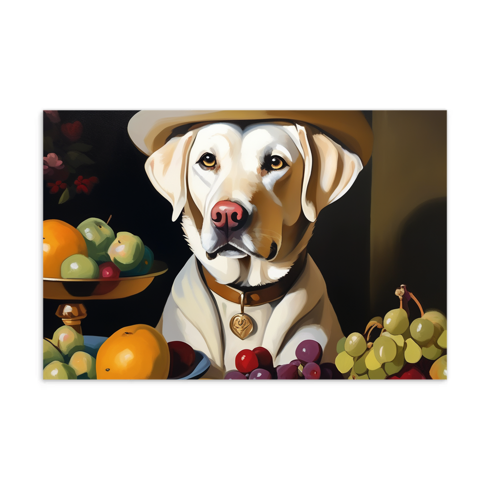 PugMug Custom White Labrador Retriever Postcard