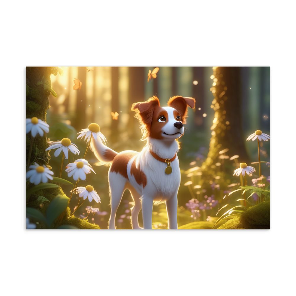 PugMug Custom Brittany Dog Postcard