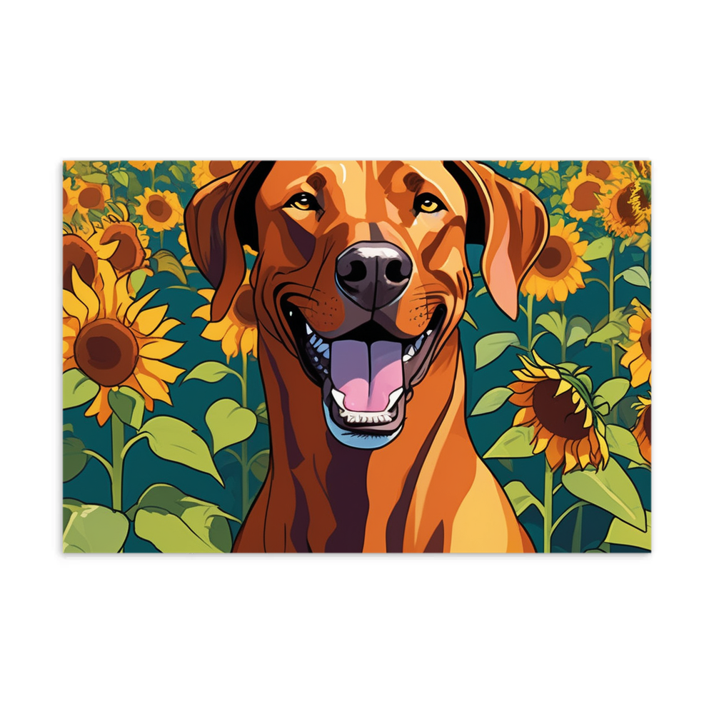 PugMug Custom Rhodesian Ridgeback Postcard