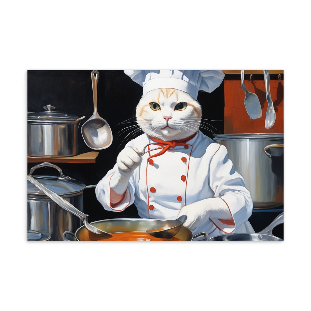 PugMug Custom White Companion Cat Postcard