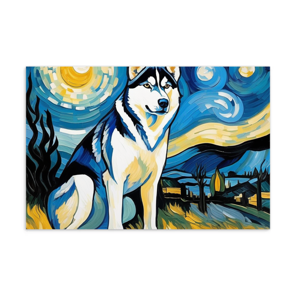 PugMug Custom Siberian Husky Postcard