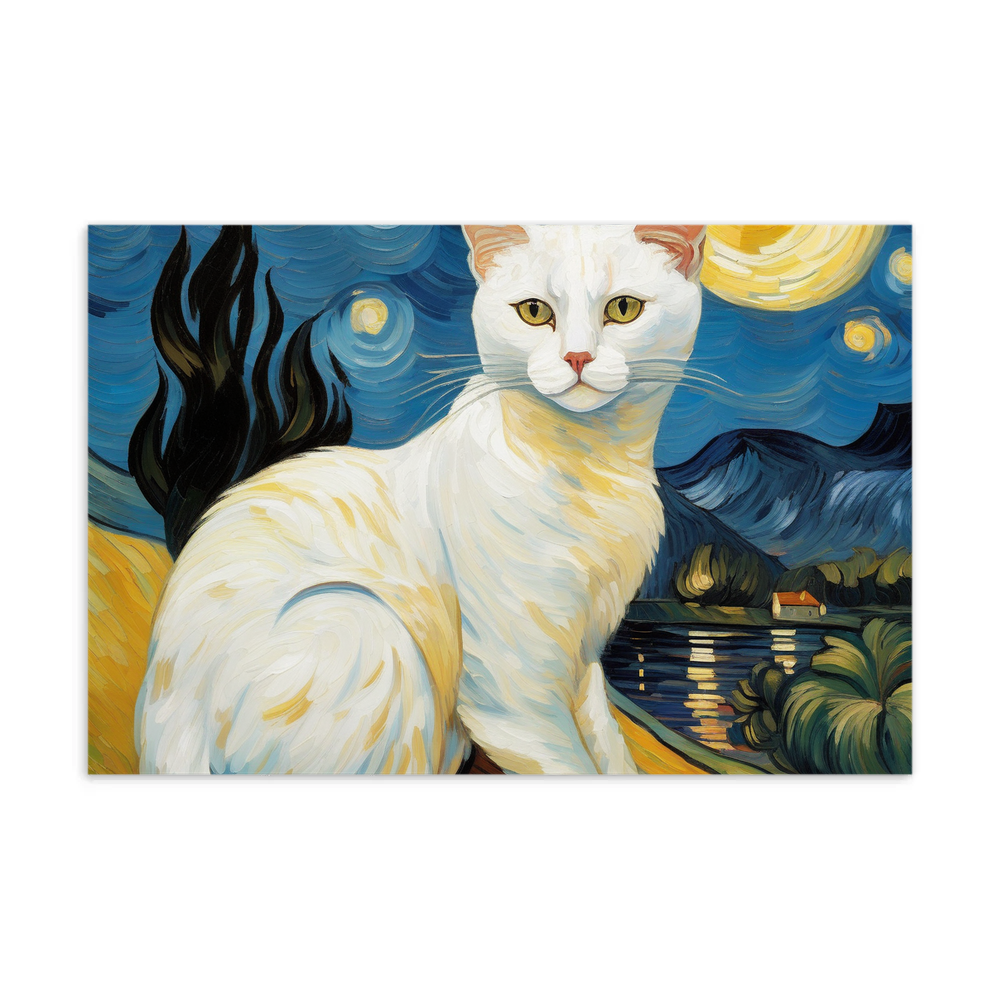 PugMug Custom White Exotic Cat Postcard