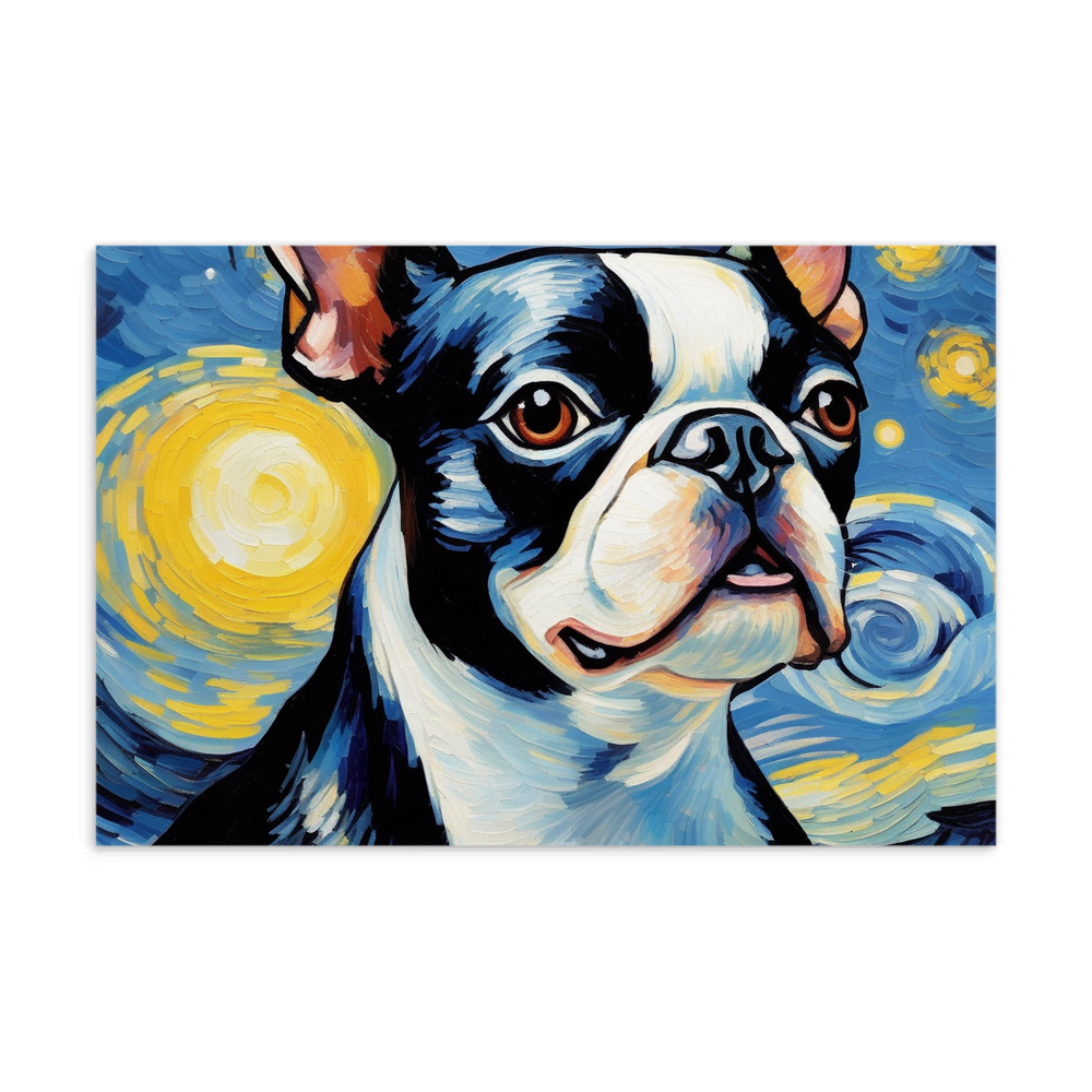 PugMug Custom Boston Terrier Postcard