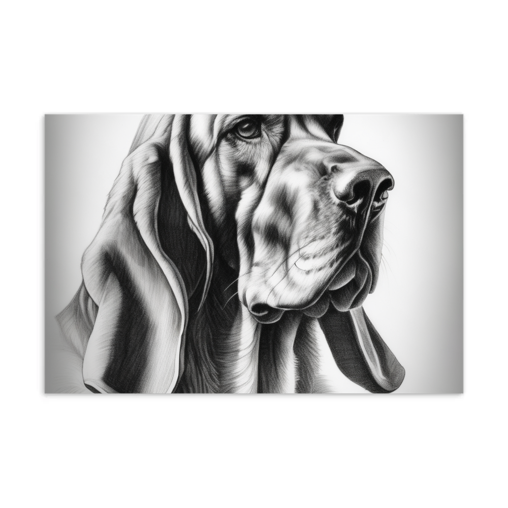 PugMug Custom Bloodhound Postcard