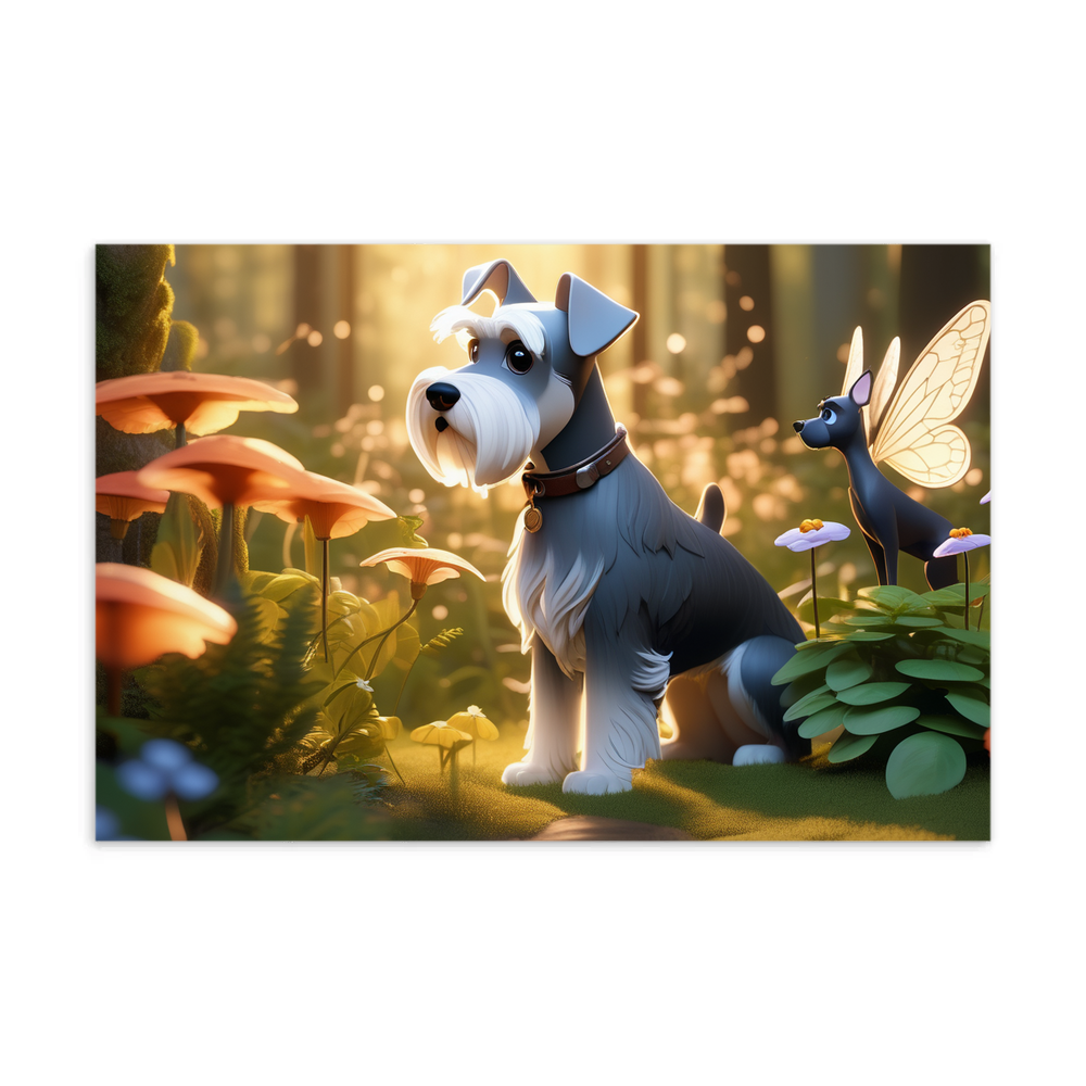 PugMug Custom Miniature Schnauzer Postcard