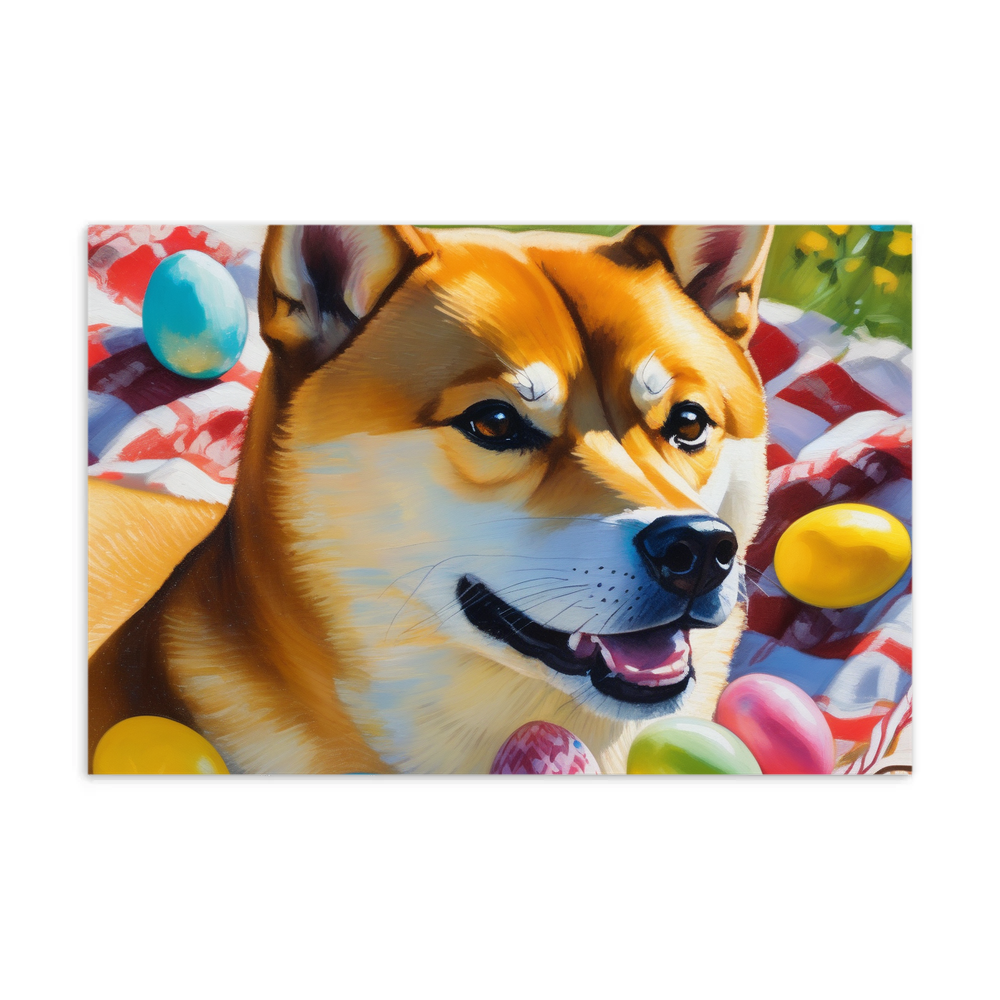 PugMug Custom Shiba Inu Postcard
