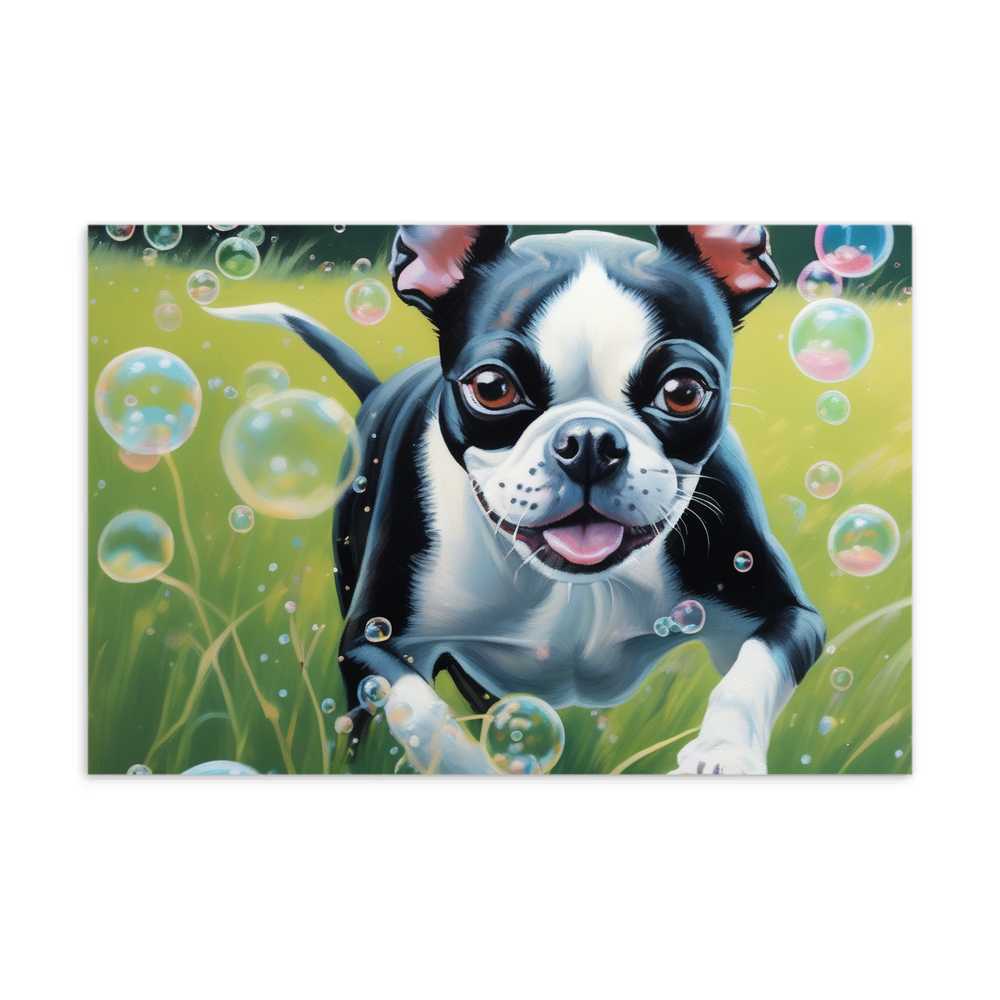 PugMug Custom Boston Terrier Postcard