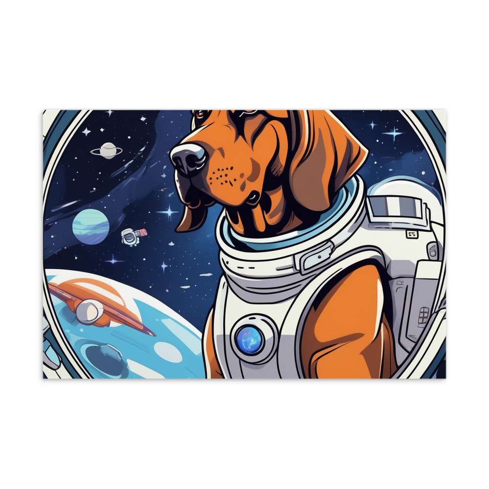 PugMug Custom Bloodhound Postcard