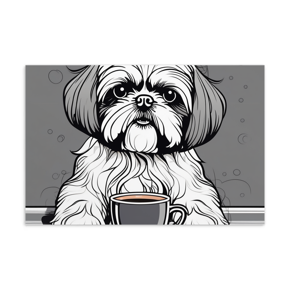 PugMug Custom Shih Tzu Postcard