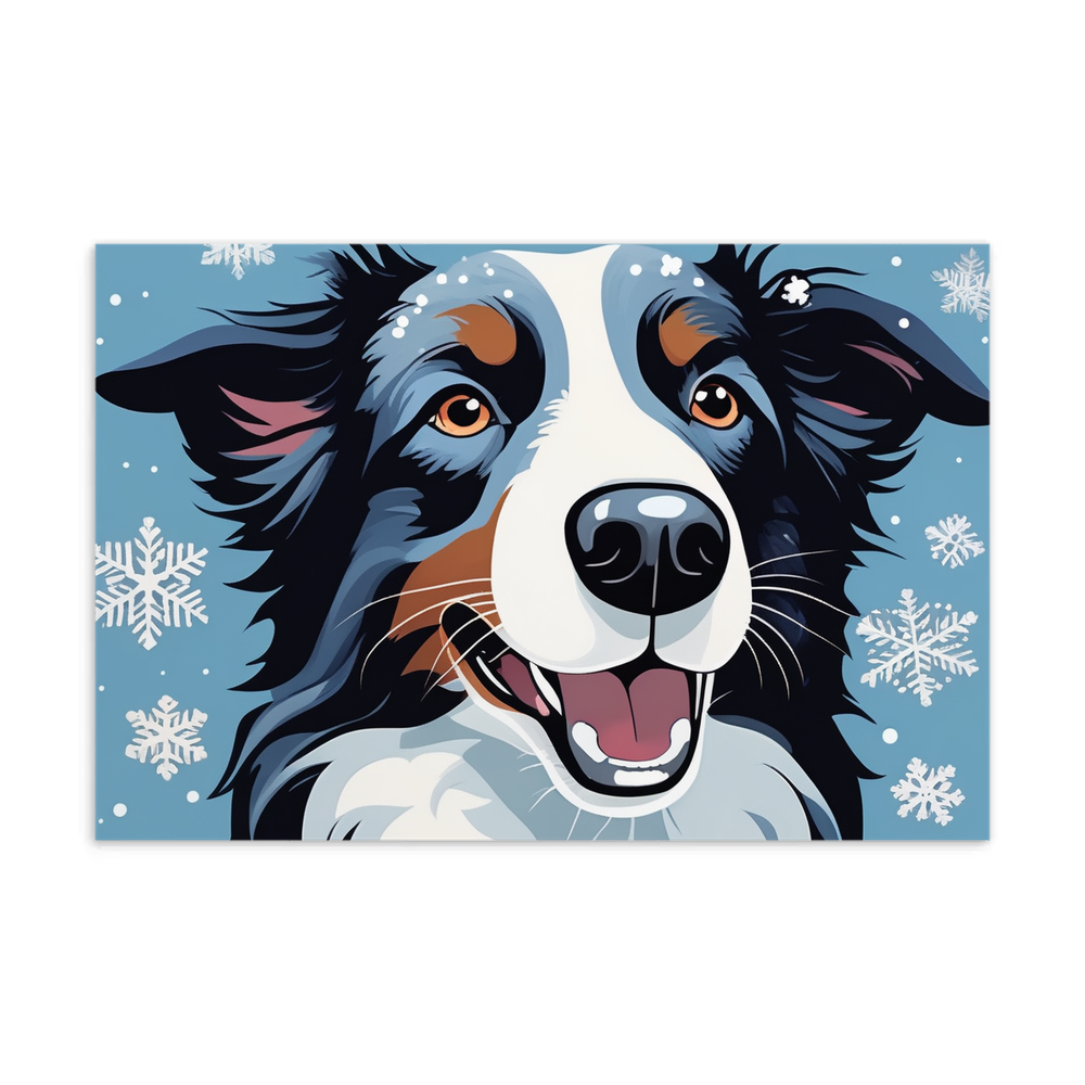 PugMug Custom Border Collie Postcard