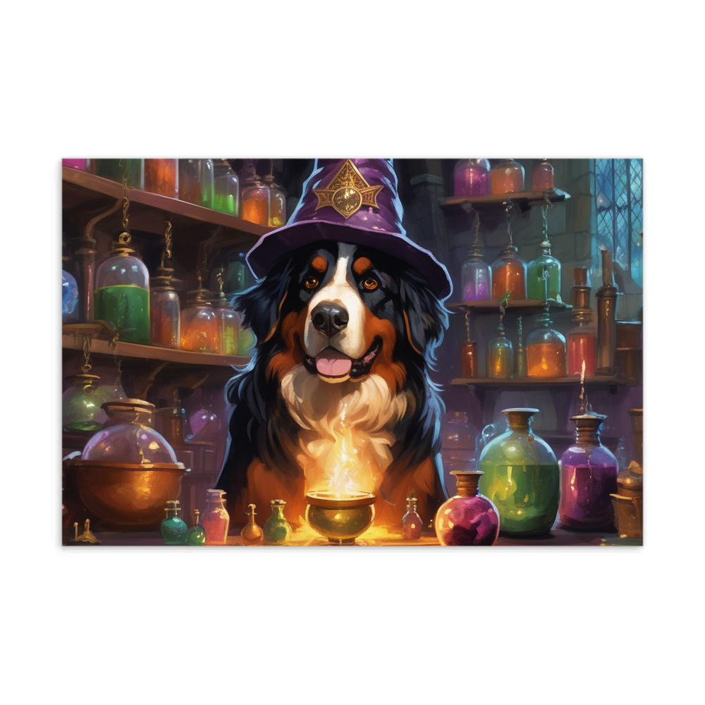 PugMug Custom Bernese Mountain Dog Postcard