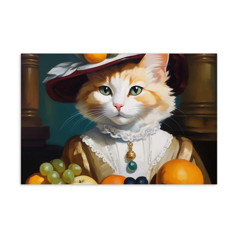 PugMug Custom White Companion Cat Postcard