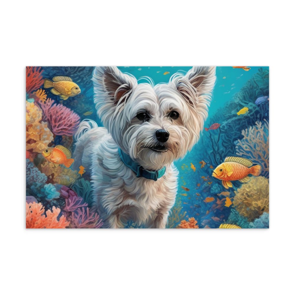 PugMug Custom Leo Postcard