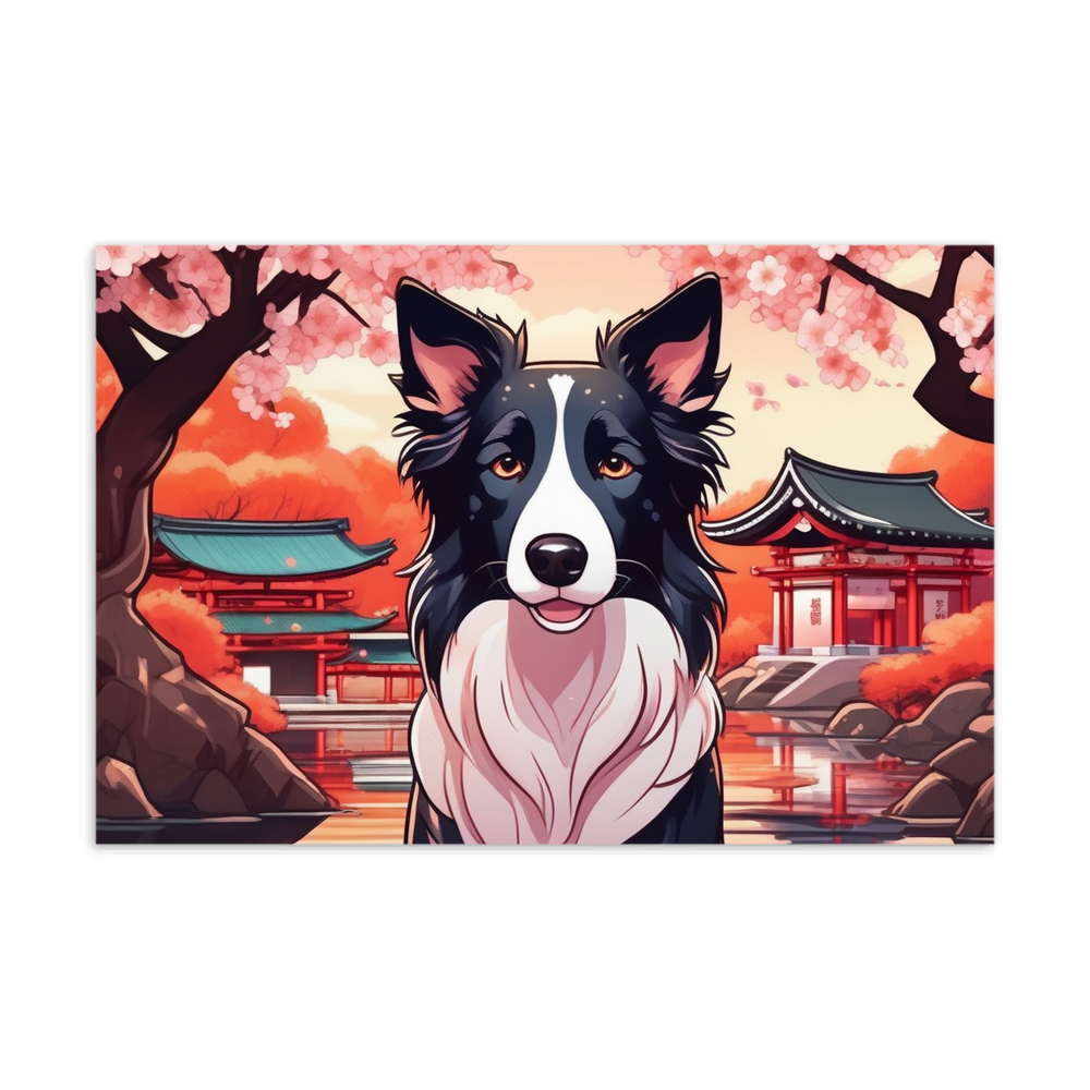 PugMug Custom Border Collie Postcard