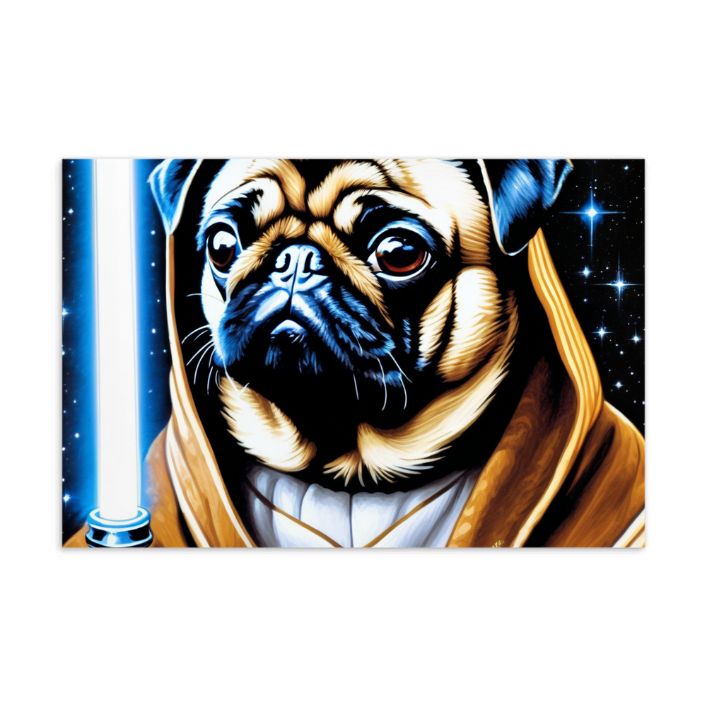 PugMug Custom Pet Postcard