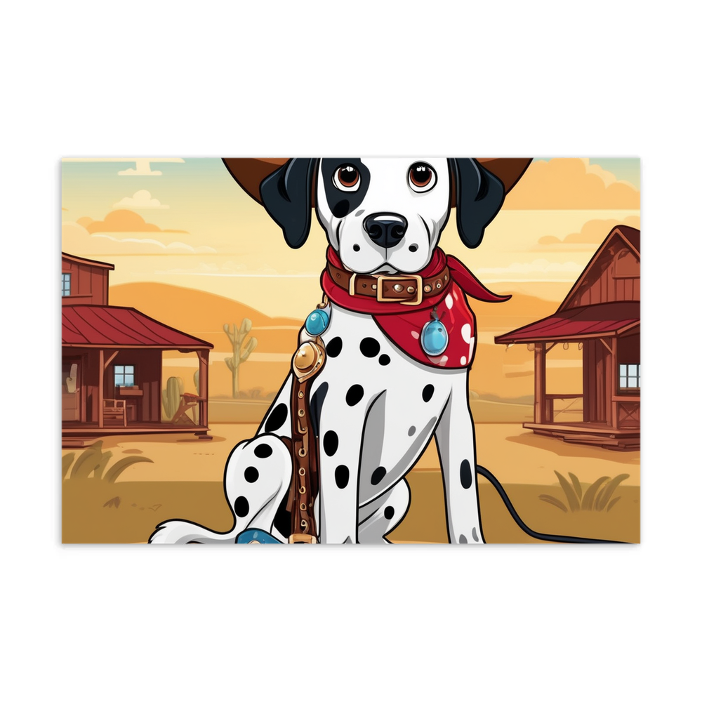 PugMug Custom Dalmatian Postcard