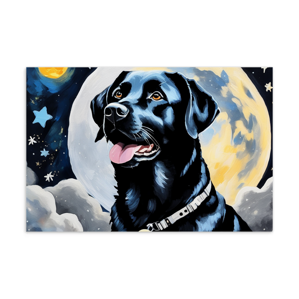 PugMug Custom Black Labrador Retriever Postcard