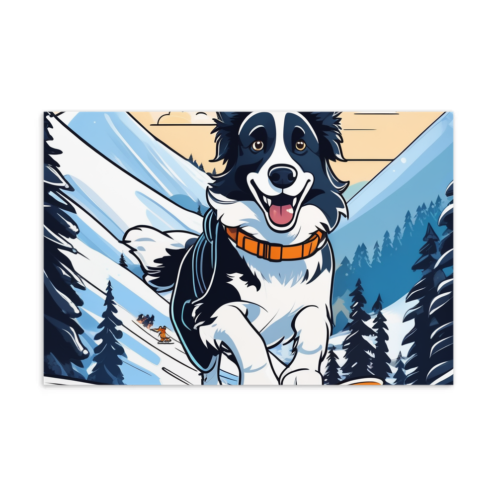 PugMug Custom Border Collie Postcard