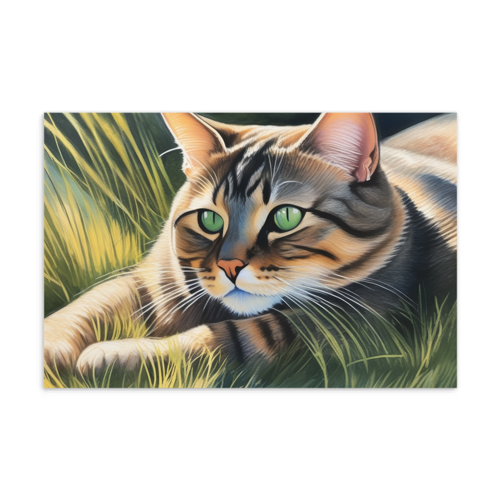 PugMug Custom Tabby Exotic Cat Postcard