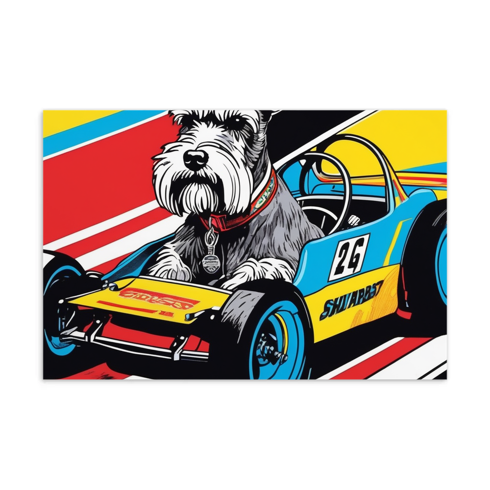 PugMug Custom Miniature Schnauzer Postcard