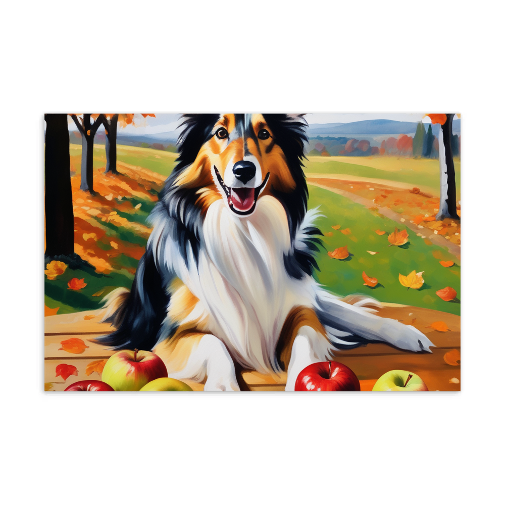 PugMug Custom Collie Postcard