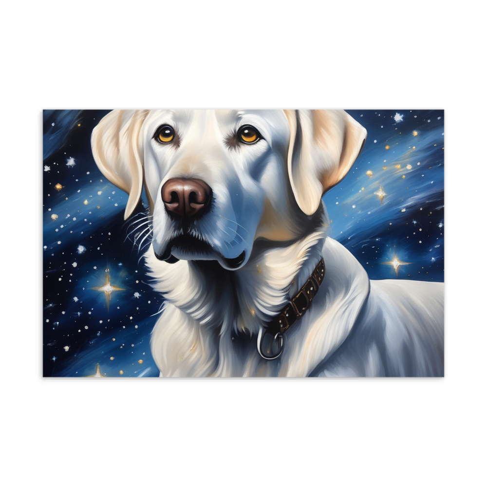 PugMug Custom White Labrador Retriever Postcard