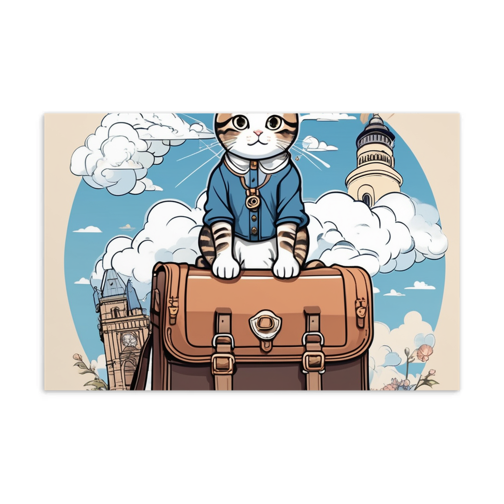 PugMug Custom Tabby American Shorthair Cat Postcard