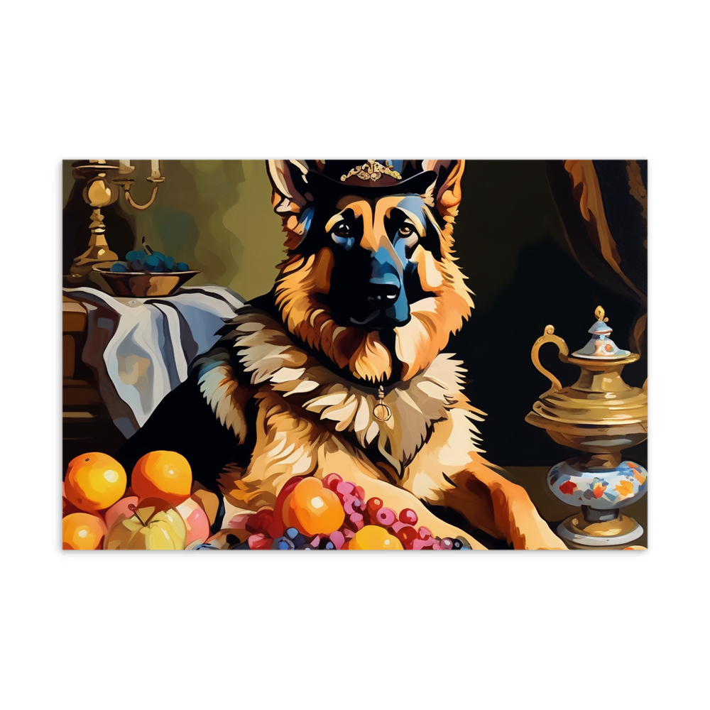 PugMug Custom German Shepherd Dog Postcard