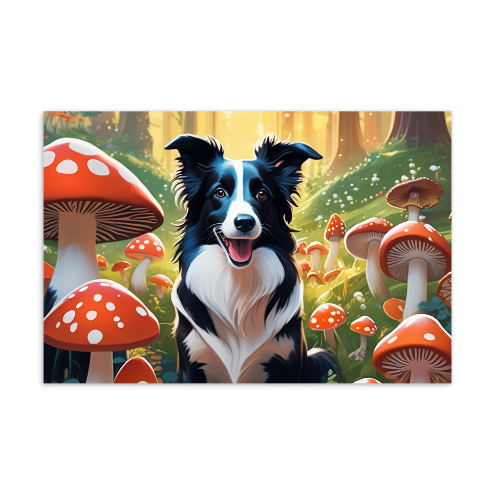 PugMug Custom Border Collie Postcard
