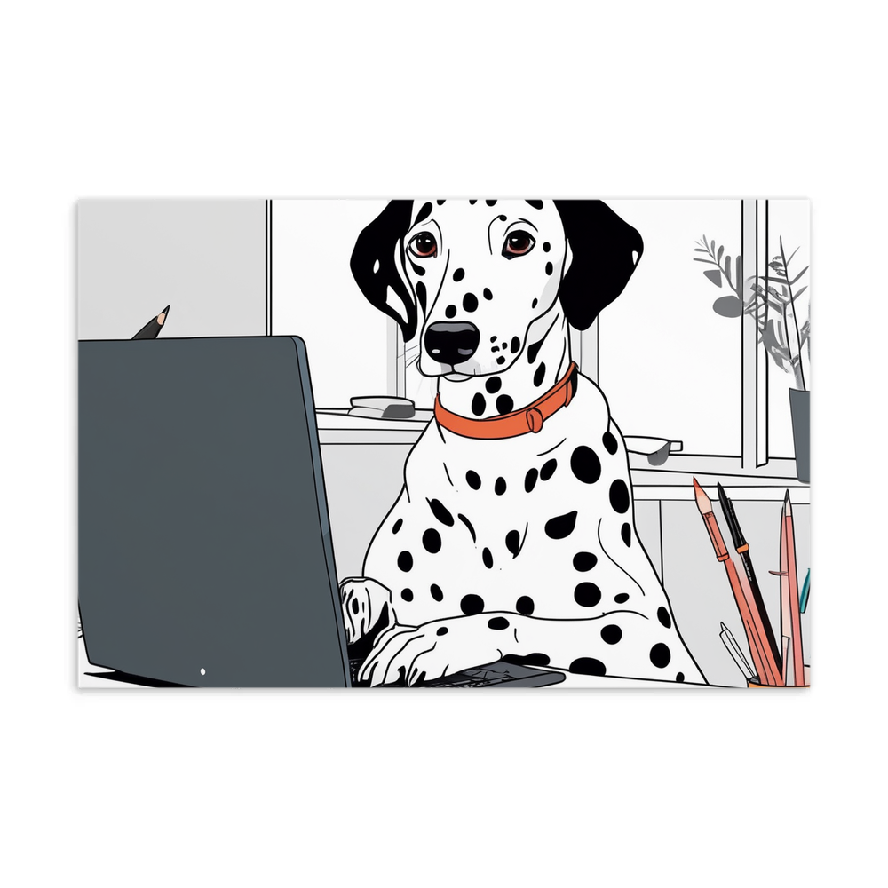 PugMug Custom Dalmatian Postcard