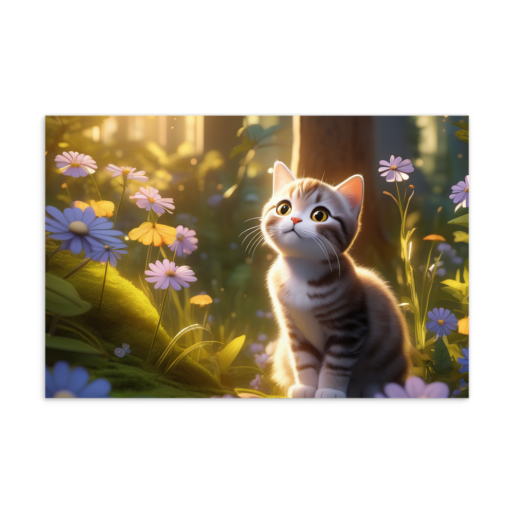 PugMug Custom Tabby Scottish Fold Cat Postcard