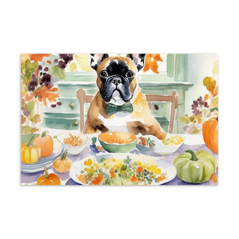 PugMug Custom Tan French Bulldog Postcard